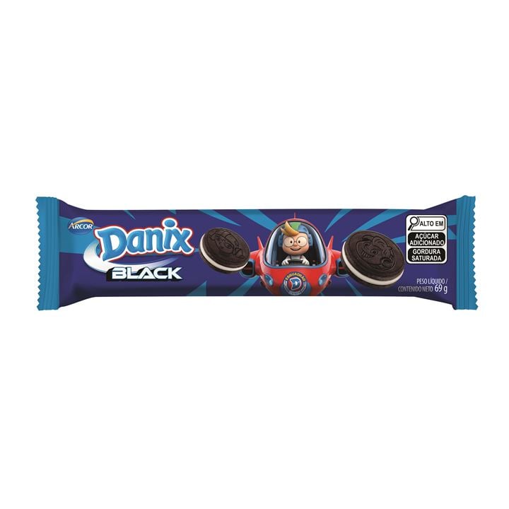 BICSOITO DANIX RECHEADO BLACK 69G