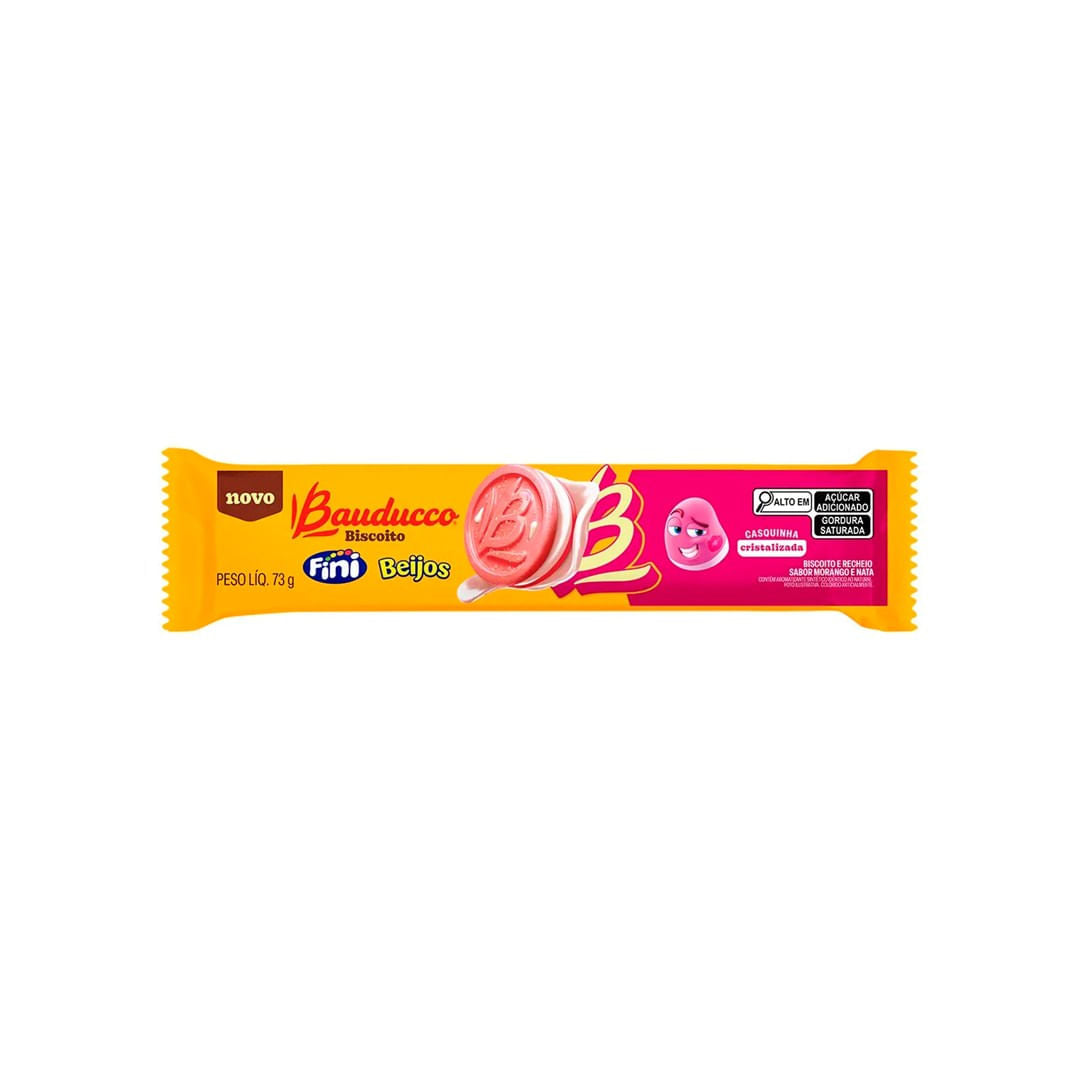 BISCOITO RECHEADO FINI SABOR BEIJOS 73G