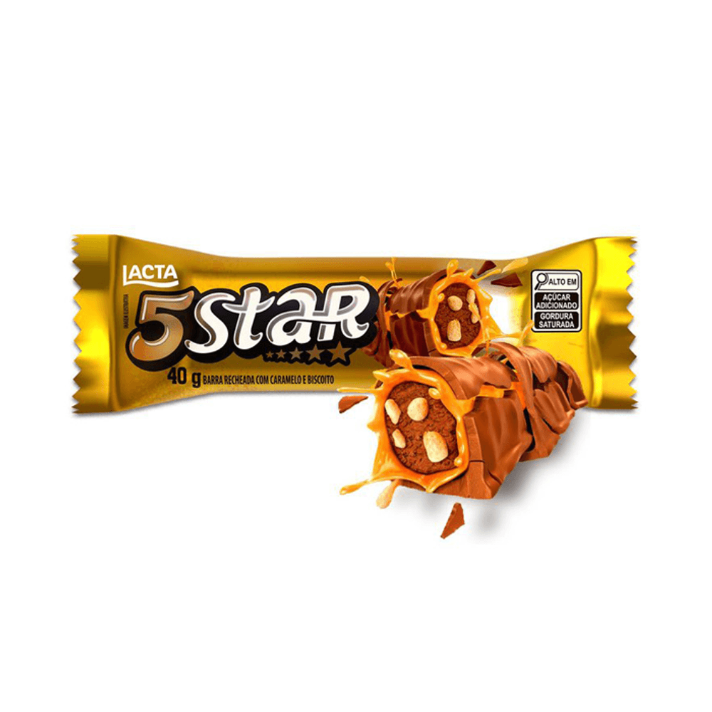 CHOCOLATE LACTA 5STAR 40G