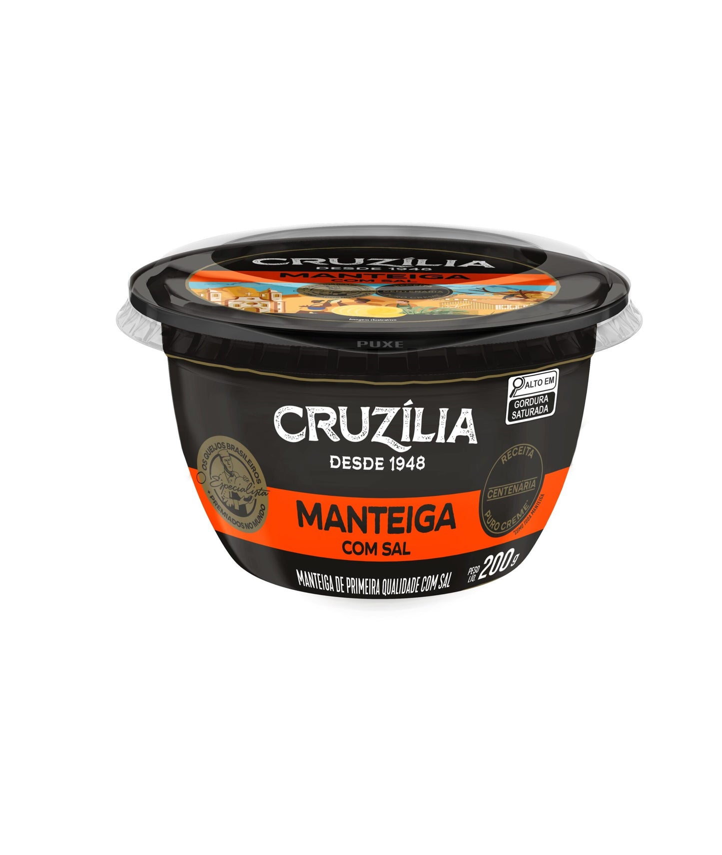 MANTEIGA CRUZILIA POTE C/SAL 200G