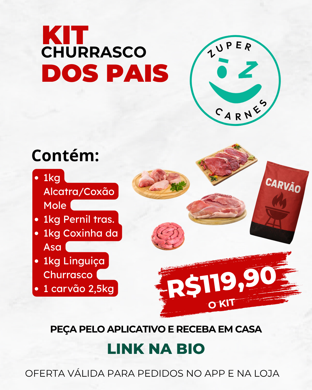 KIT CHURRASCO ZUPER ESPECIAL
