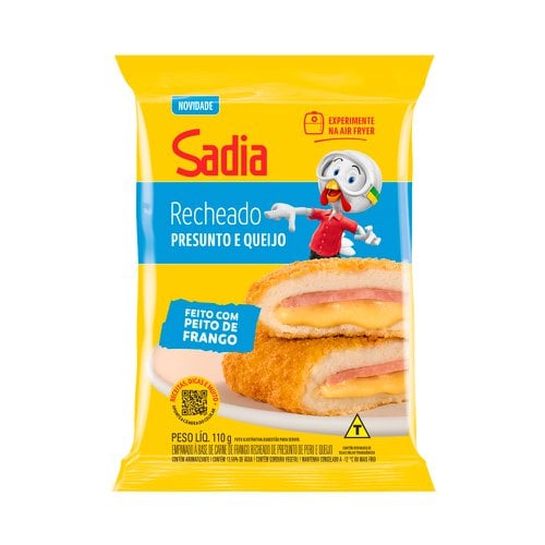 EMPANADO FRANGO RECH PRES/ QJO SADIA 110G