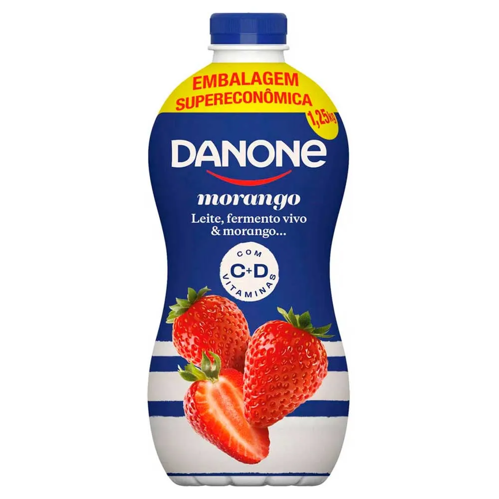DANONE LIQUIDO MORANGO 1250G