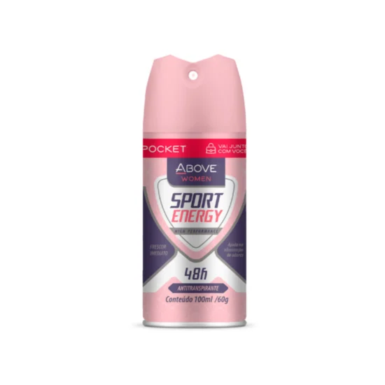 DESODORANTE ABOVE POCKET SPORT WOMEN 50G