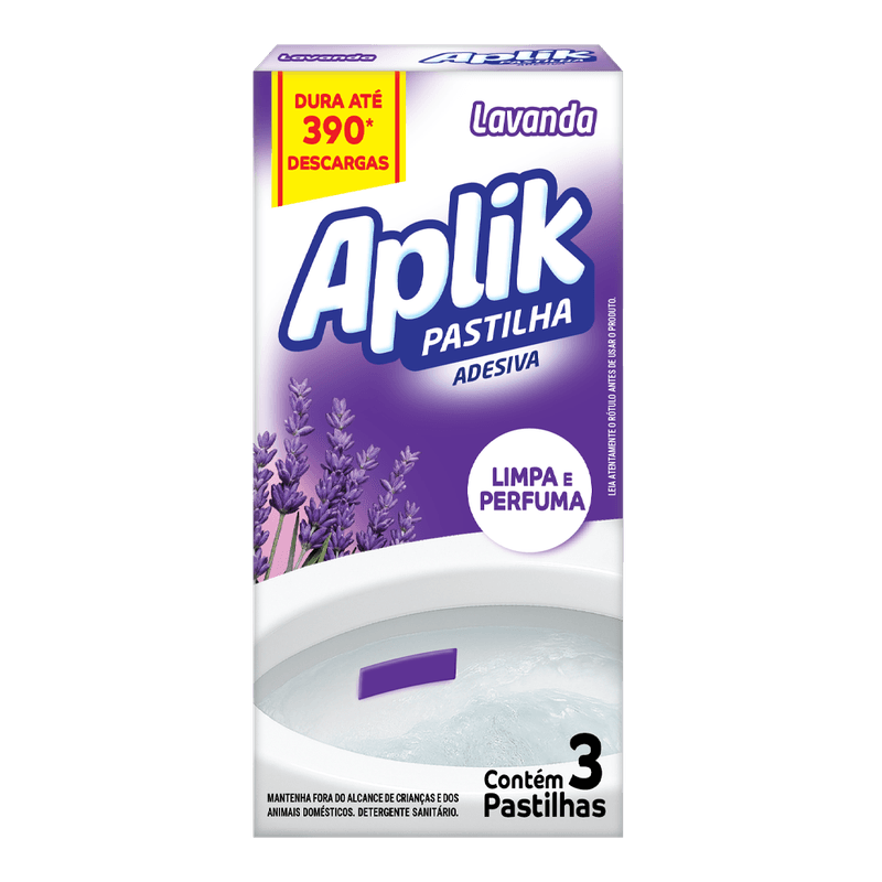 PASTILHA SANITARIA APLIK LAVANDA 10G