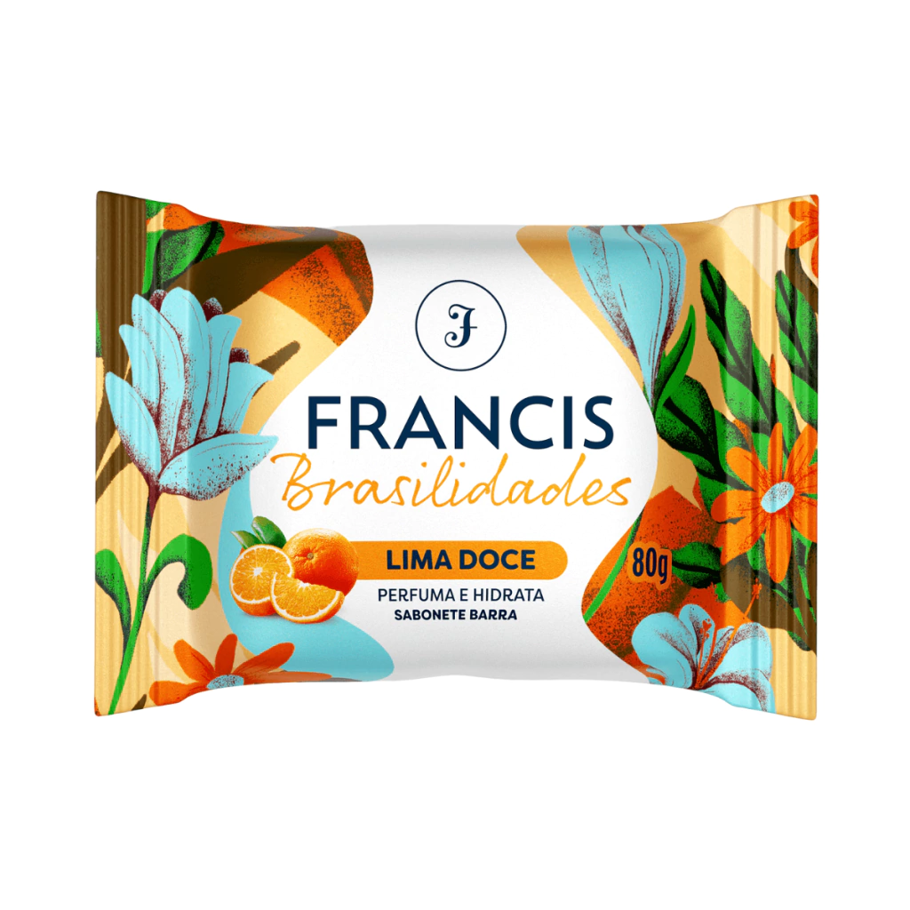 SABONETE FRANCIS BRASILIDADES LIMA DOCE 80G