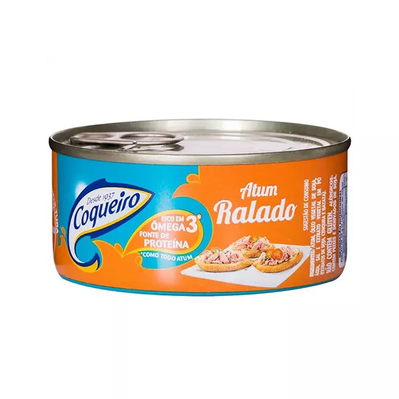 ATUM RALADO AO OLEO COQUEIRO 170G