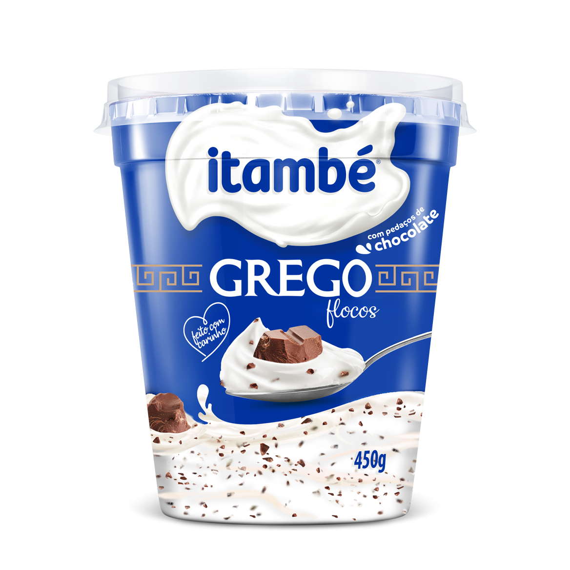 IOGURTE GREGO ITAMBE FLOCOS 450G