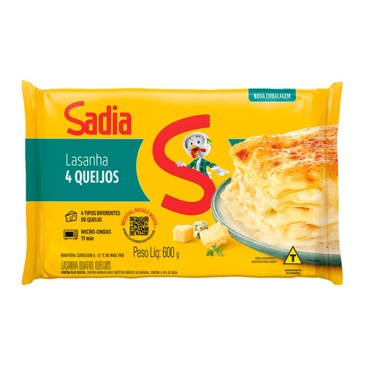 LASANHA 4 QUEIJOS SADIA 600G