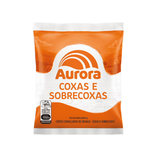 COXA SOBRECOXA FRANGO CONGELADA AURORA KG