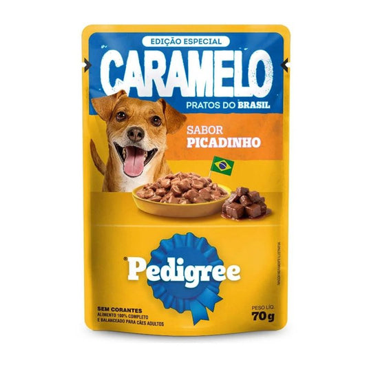 SACHE PEDIGREE CARAMELO PICADINHO 70G