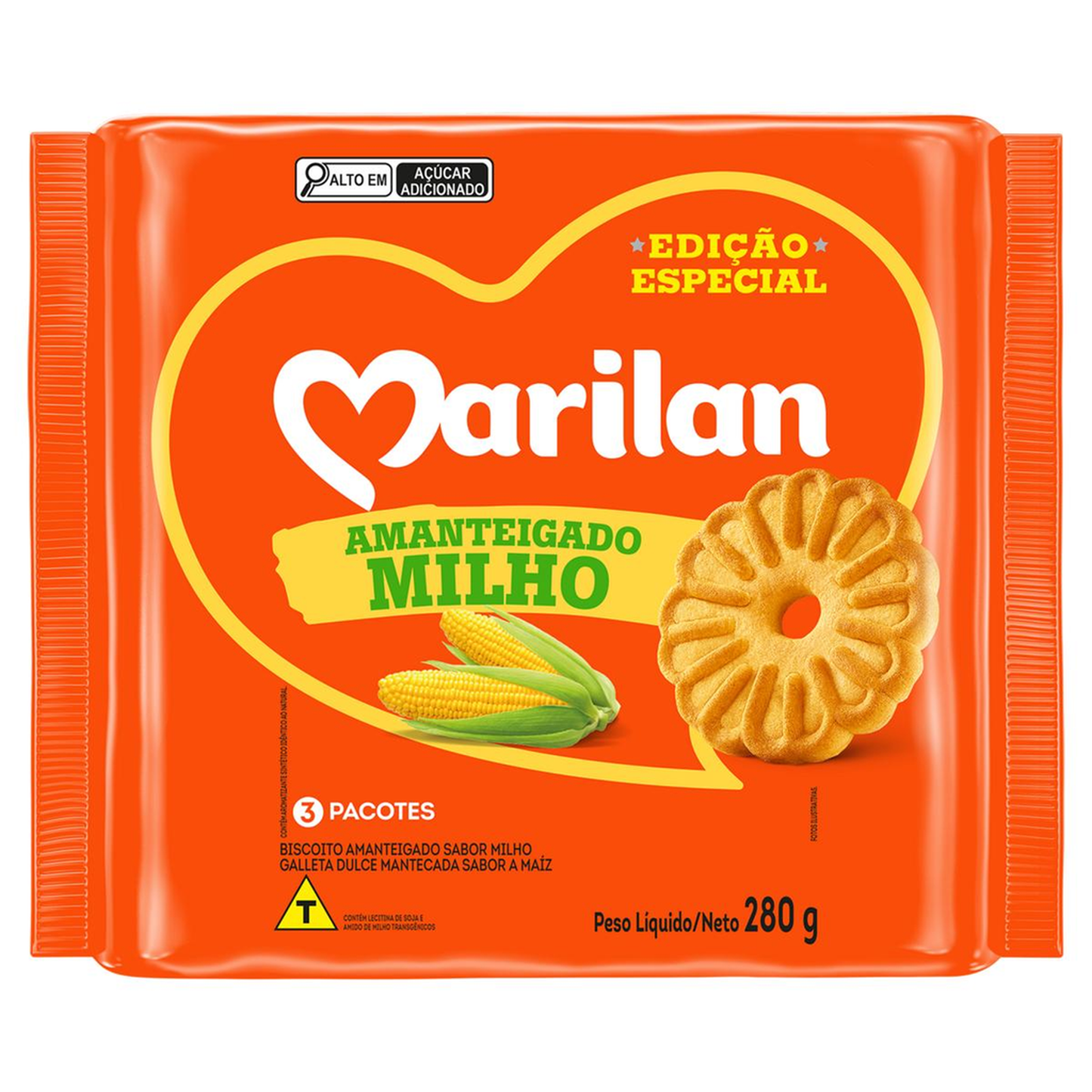 BISCOITO MARILAN AMANTEIGADO MILHO 280G