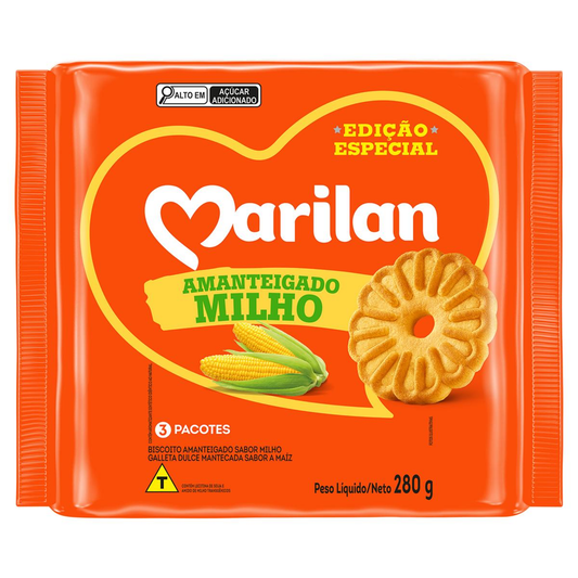 BISCOITO MARILAN AMANTEIGADO MILHO 280G