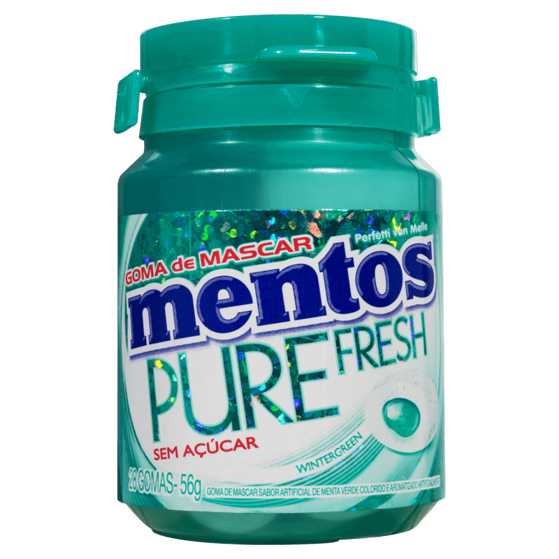 MENTOS GARRAFA PURE FRESH WINTERGEEN 28UN/56G