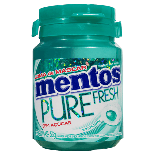 MENTOS GARRAFA PURE FRESH WINTERGEEN 28UN/56G