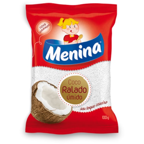 COCO RALADO ADOÇADO UMIDO MENINA 100G
