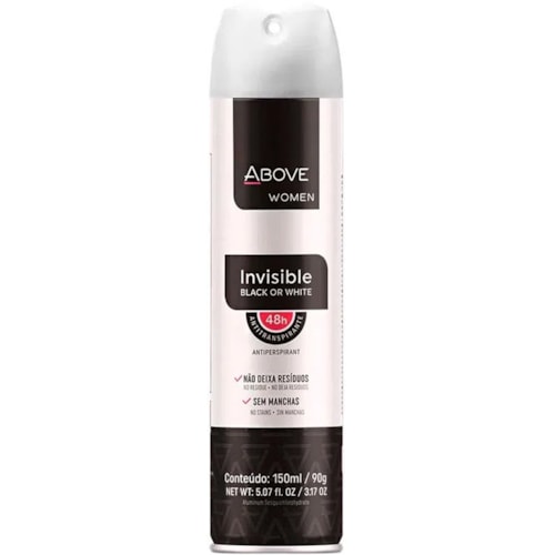 DESODORANTE ABOVE INVISIBLE WOMEN 90G