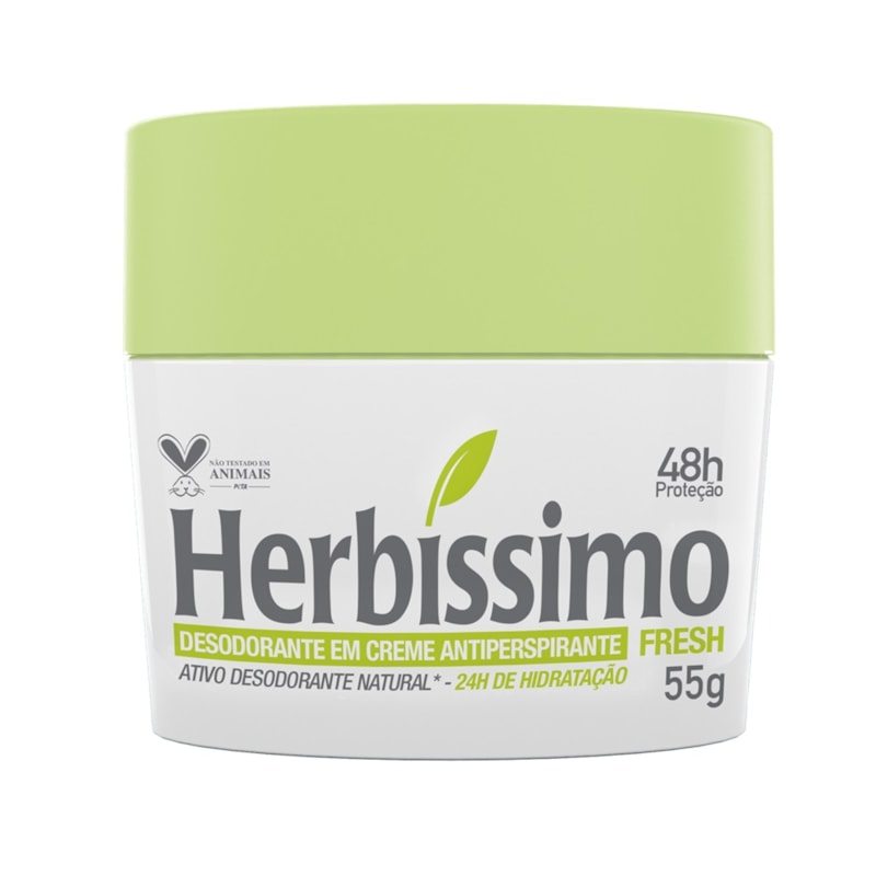DESODORANTE HERBISSIMO CREME FRESH 55G