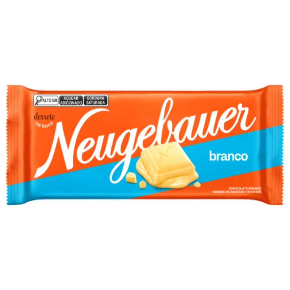 CHOCOLATE BRANCO BARRA NEUGEBAUER BRANCO 80G
