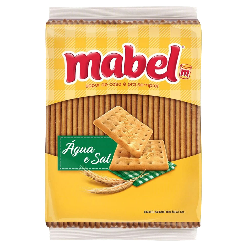 BISCOITO MABEL AGUA E SAL 300G