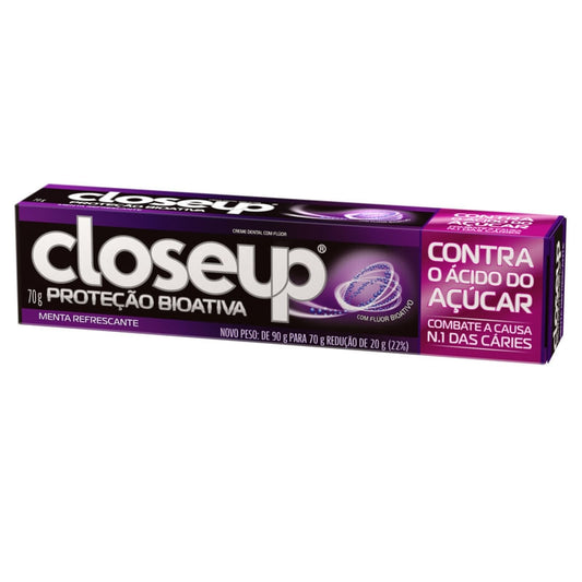CREME DENTAL CLOSEUP BIOATIVA CONTRA ACUCAR 70G