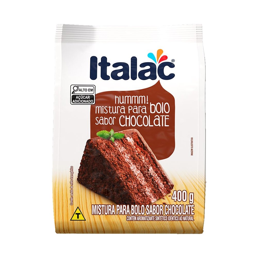 MISTURA BOLO ITALAC CHOCOLATE 400G