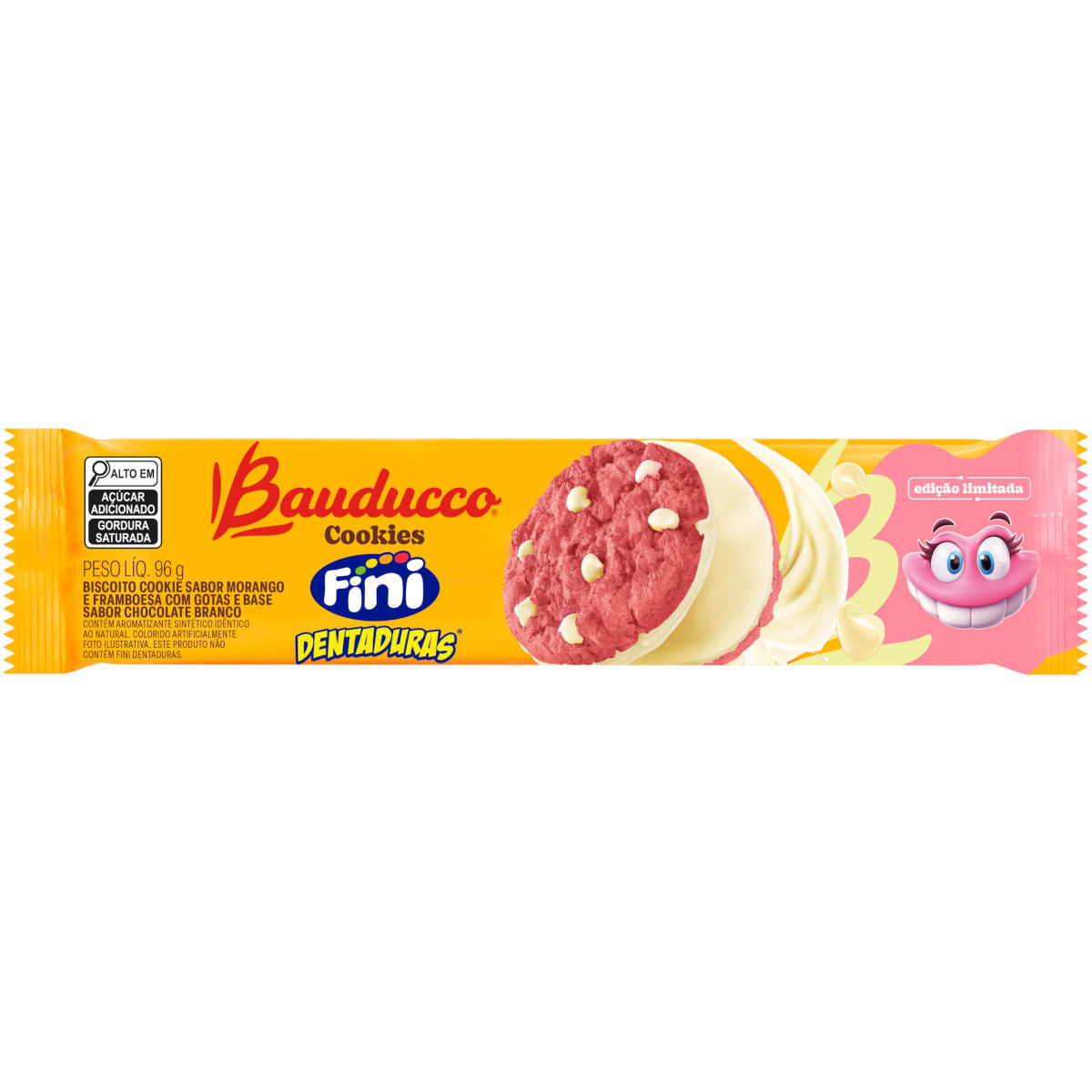 COOKIES MAXI DENTADURA FINI BAUDUCCO 96G