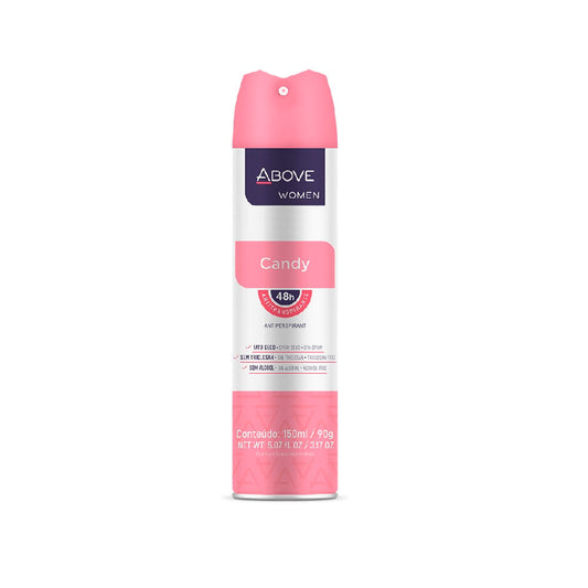 DESODORANTE AEROSOL ABOVE CLASSIC CANDY 90G