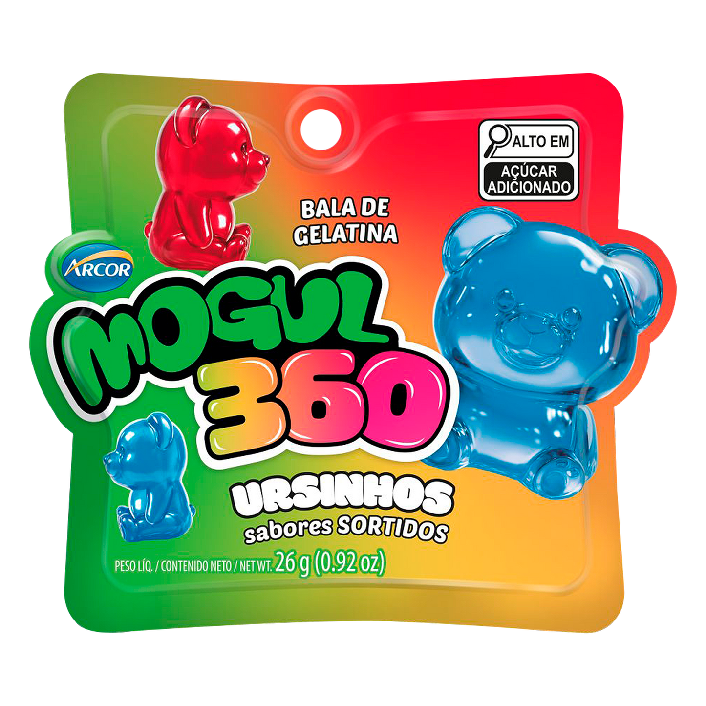 BALA MOGUL 360 URSOS SABORES 26G