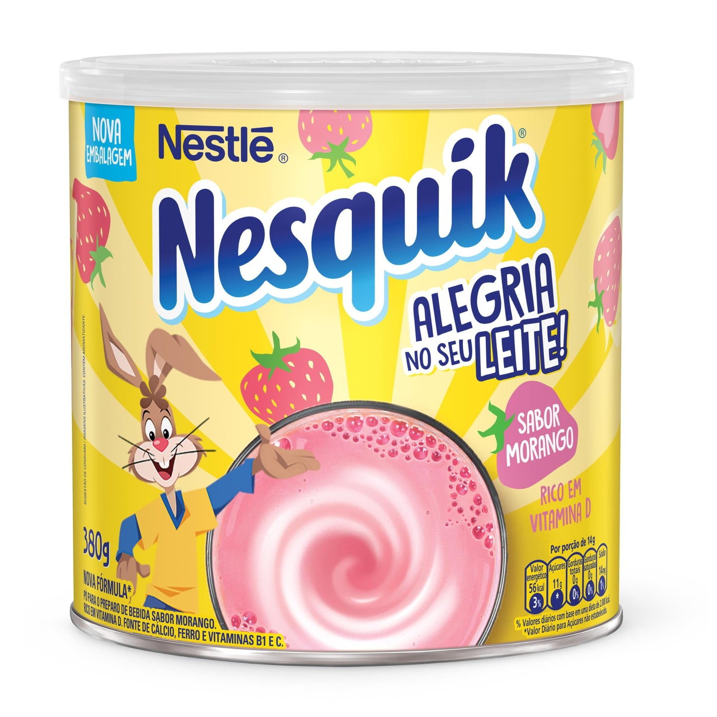 NESQUIK MORANGO 380G