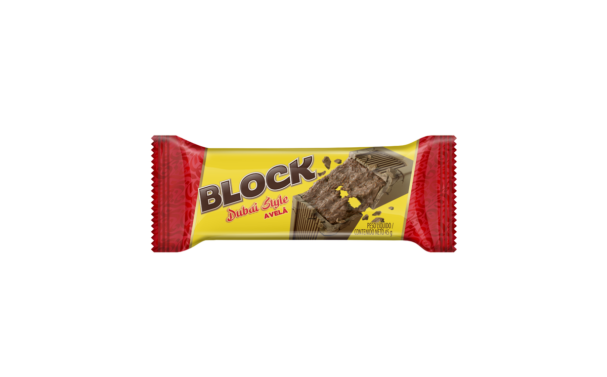TABLETE BLOCK DUBAI RECH AVELA 45G