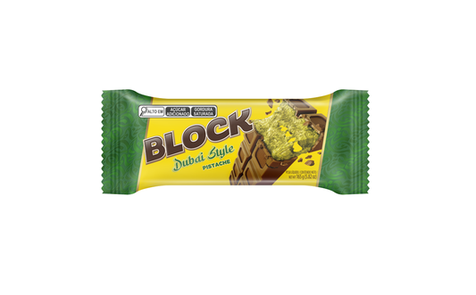 TABLETE CHOCOLATE BLOCK DUBAI STYLE PISTACHE 165G
