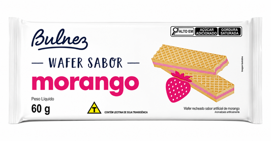 BISCOITO WAFER BULNEZ MORANGO 60G