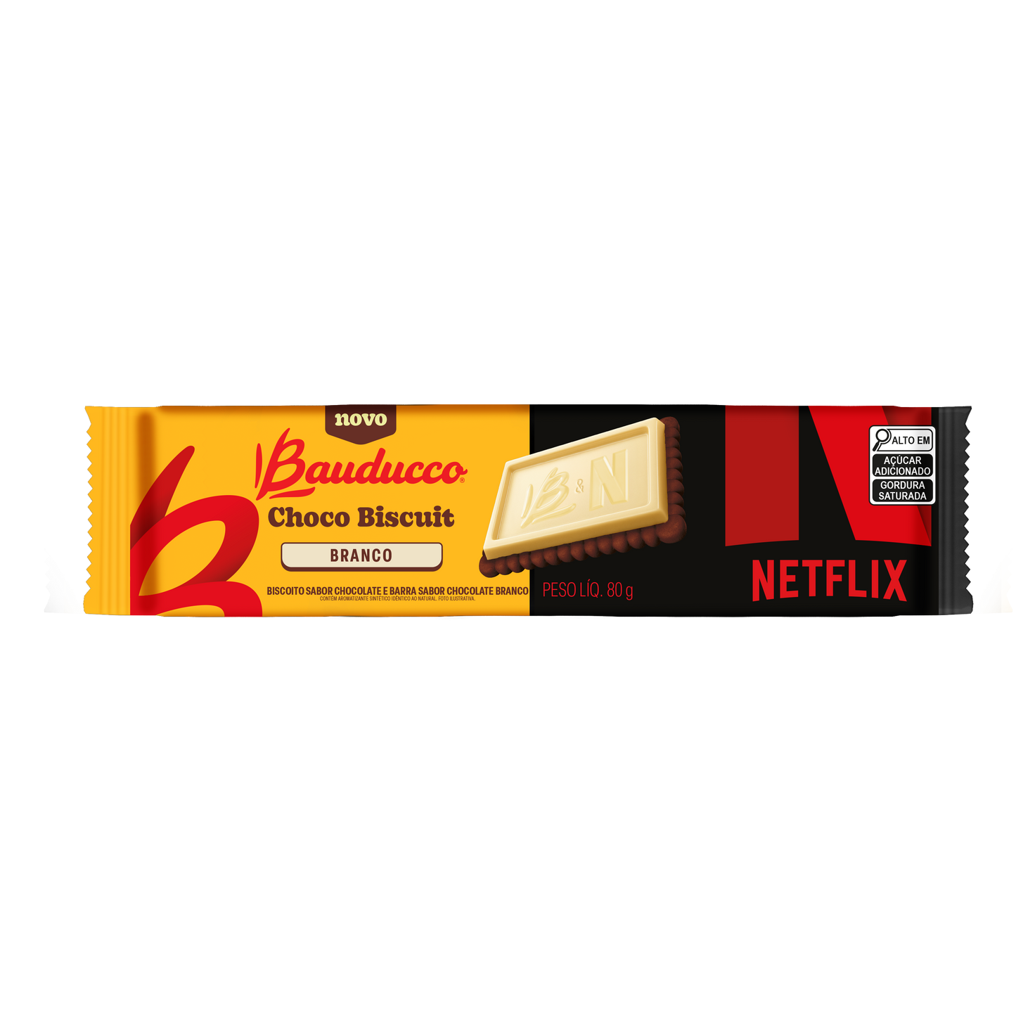 CHOCOBISCUIT CH.BRANCO NETFLIX BAUDUCCO 80G