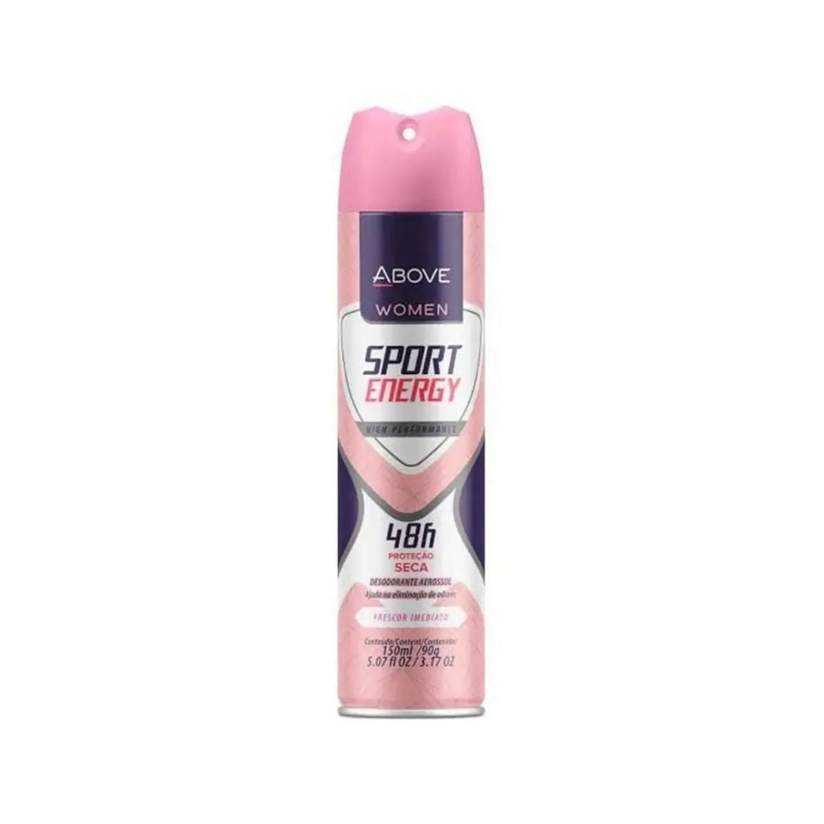 DESODORANTE AEROSOL ABOVE SPORT ENERGY WOMAN 90G