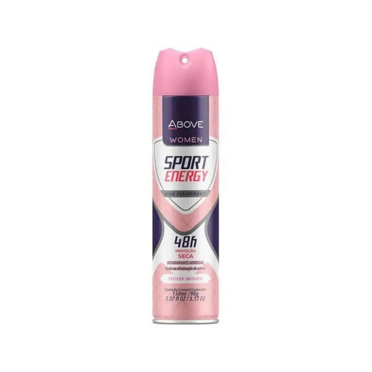 DESODORANTE AEROSOL ABOVE SPORT ENERGY WOMAN 90G