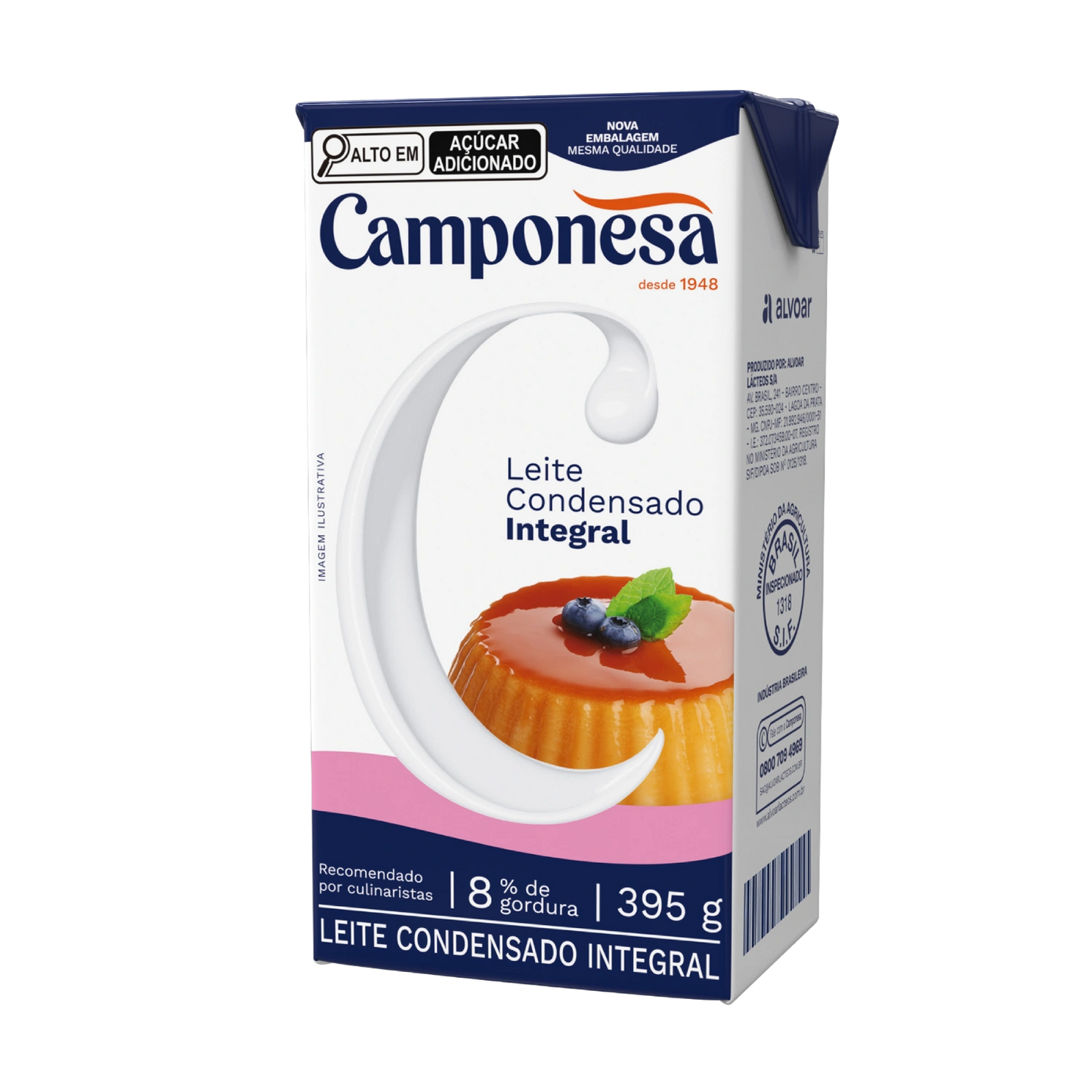 LEITE CONDENSADO INTEGRAL CAMPONESA 395G