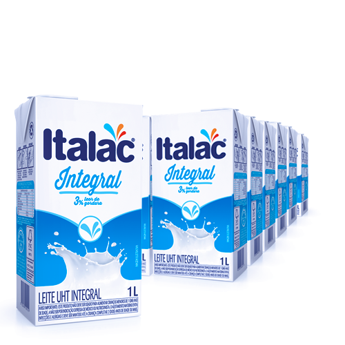 LEITE UHT INTEGRAL ITALAC 1L