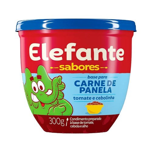 EXTRATO DE TOMATE ELEFANTE CARNE DE PANELA 300G
