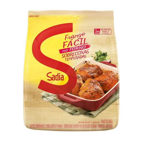 SOBRECOXA TEMPERADA SADIA 800G