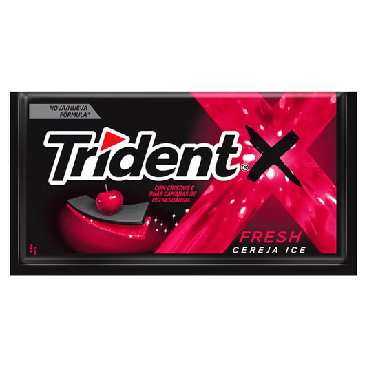 CHICLETE TRIDENT FRESH CEREJA 8G