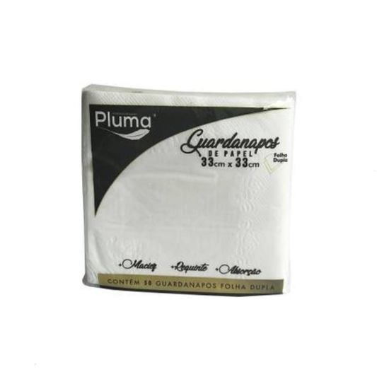 GUARDANAPO PLUMA 33X33 50UN