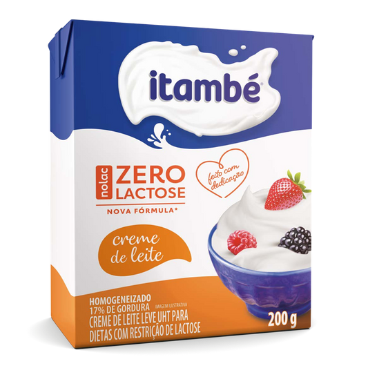 CREME DE LEITE ITAMBE S/LACTOSE 200G