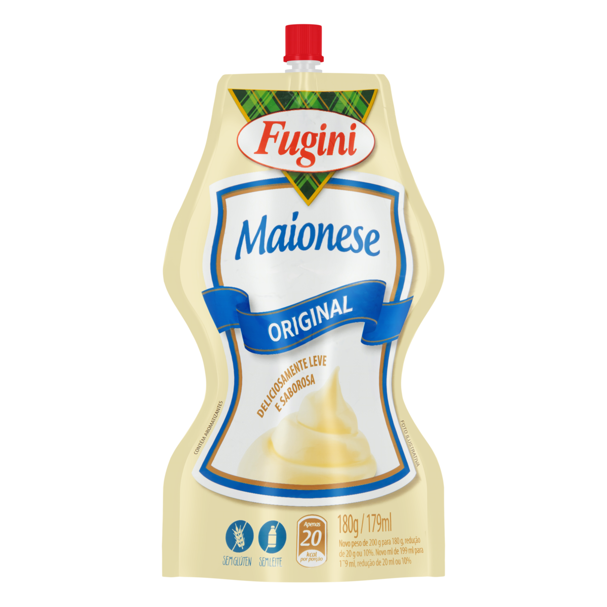 MAIONESE TRAD FUGINI SACHE BICO 180G