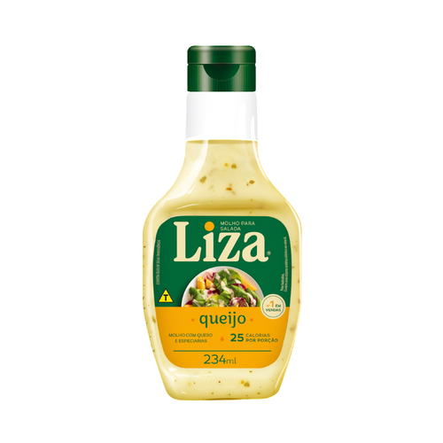 MOLHO SALADA LIZA QUEIJOS 234ML