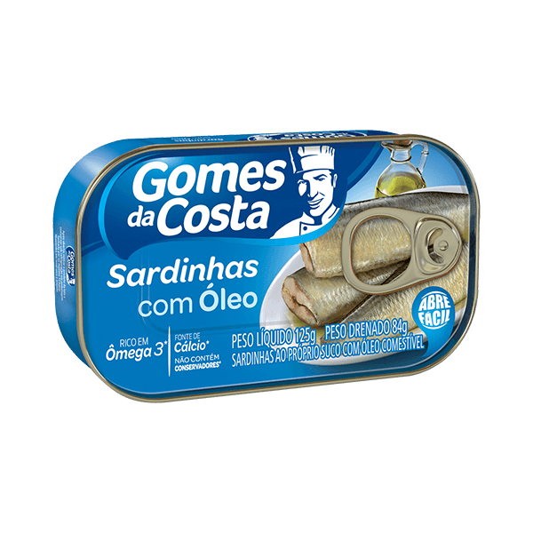 SARDINHA AO OLEO GOMES DA COSTA 125G