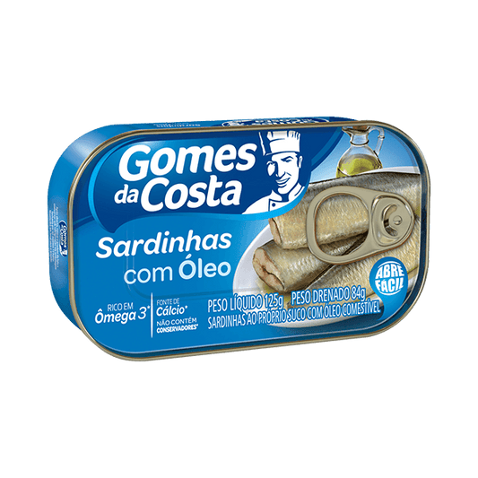 SARDINHA AO OLEO GOMES DA COSTA 125G